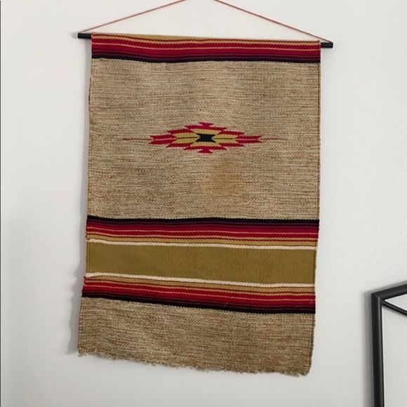 Antique Vintage Handwoven Southwest Saddle Blanket